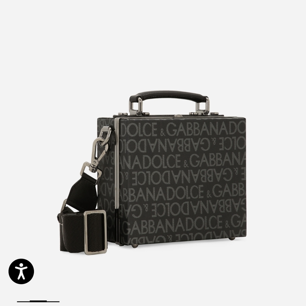 Dolce & Gabbana Gray Black Bag - Picture 2 of 8